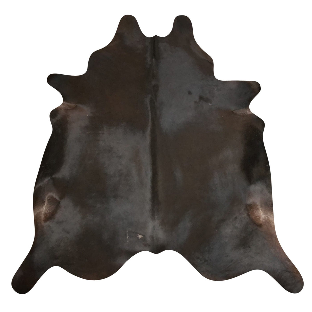 Natural Brazilian Cowhide Rug -  Espresso