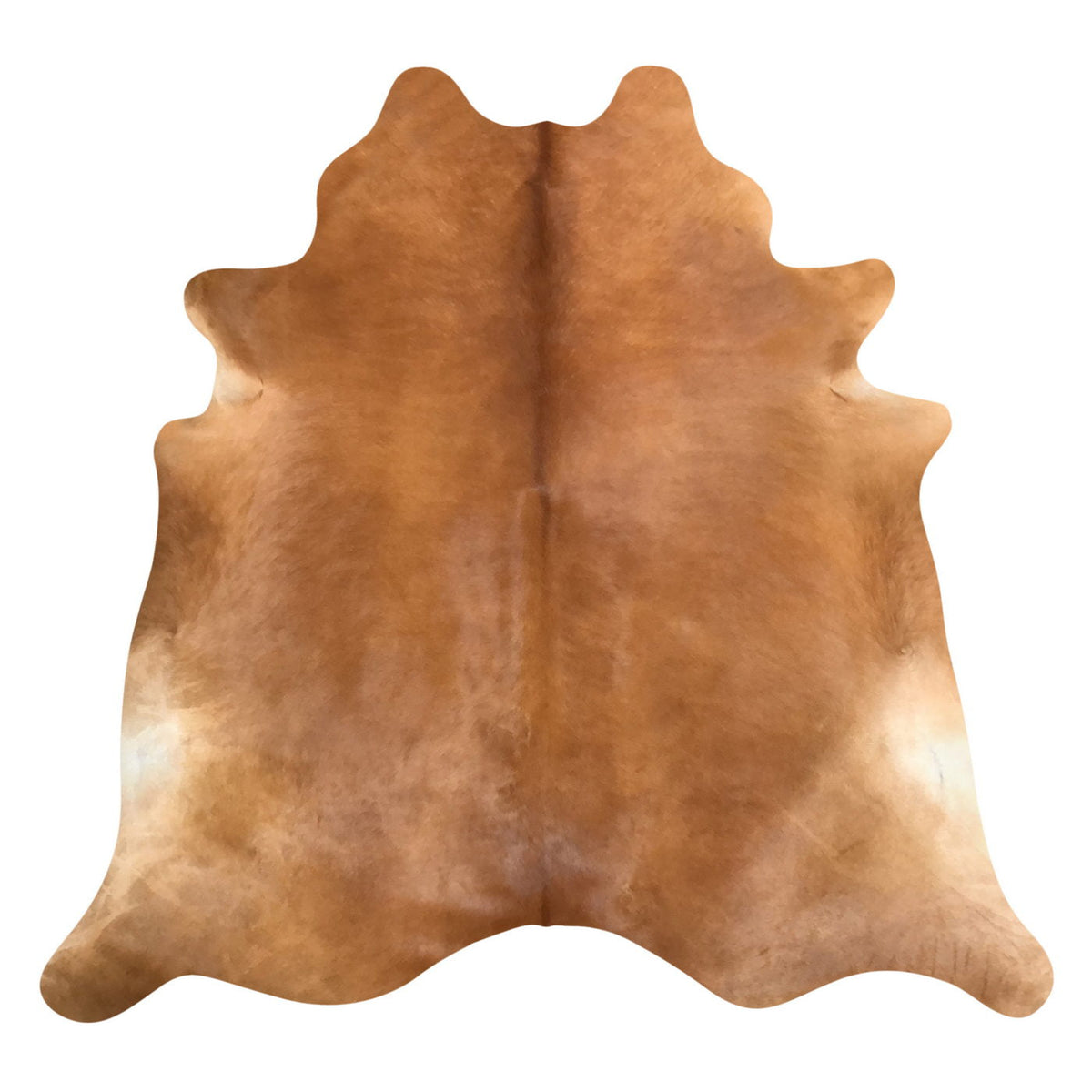 Natural Brazilian Cowhide Rug -  Mocha & Ivory
