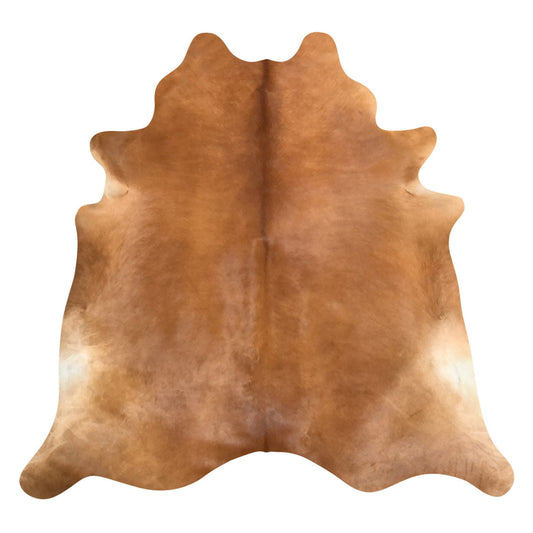 Natural Brazilian Cowhide Rug -  Mocha & Ivory