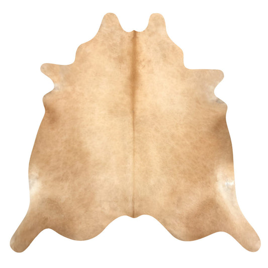 Natural Brazilian Cowhide Rug -  Caramel & Ivory
