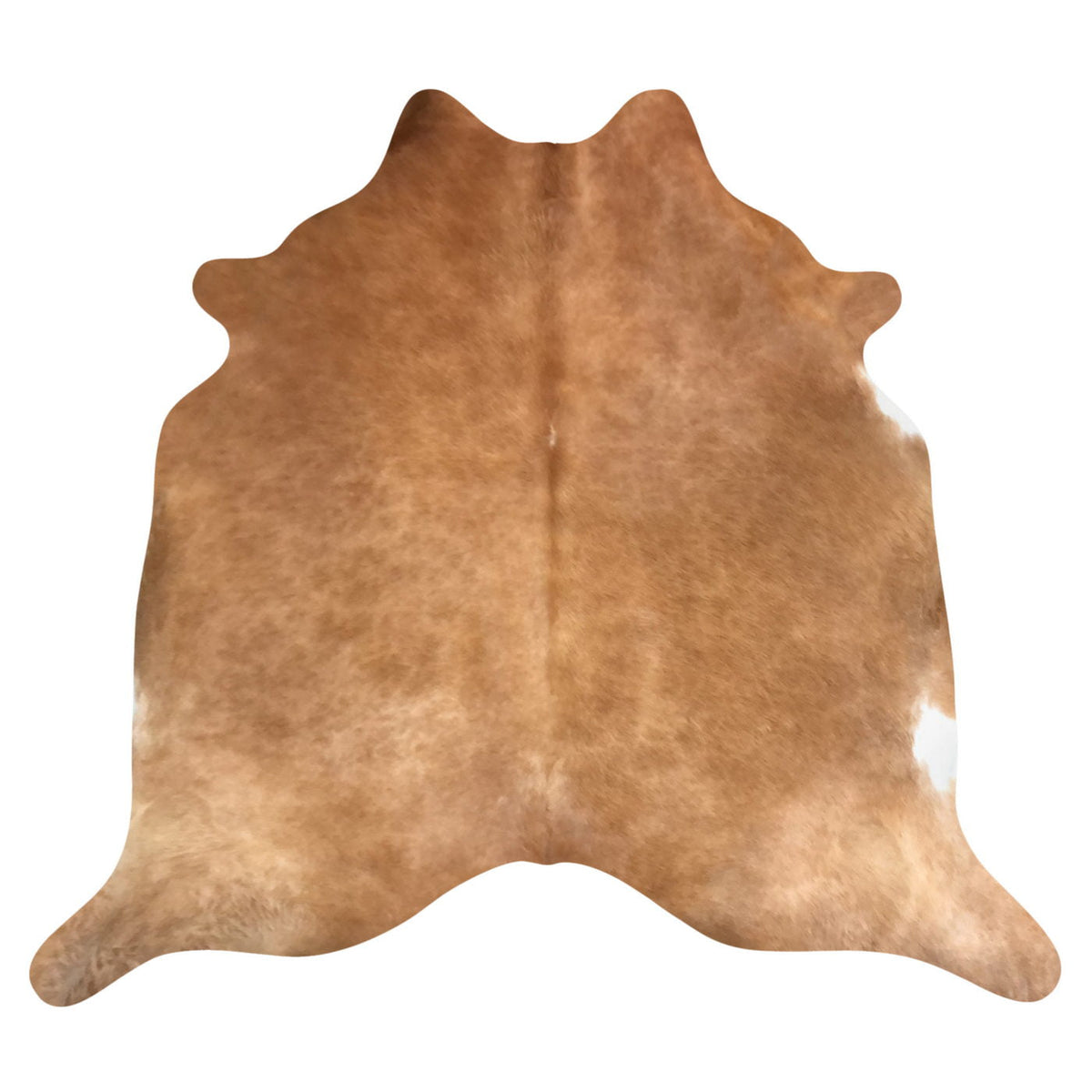 Natural Brazilian Cowhide Rug -  Mocha & Ivory