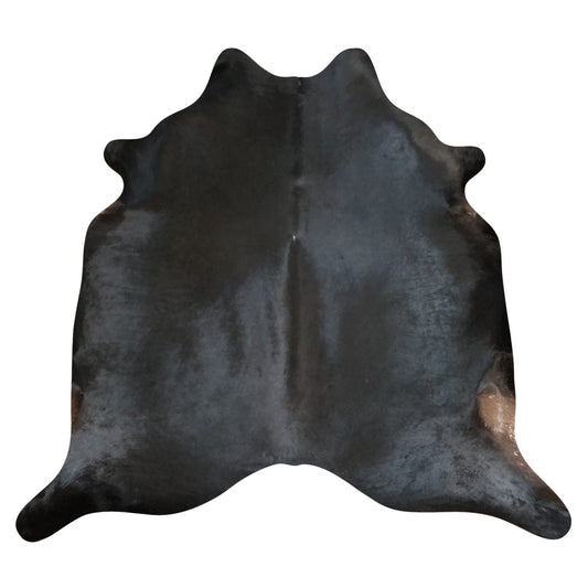 Natural Brazilian Cowhide Rug -  Espresso, Chocolate & Ivory