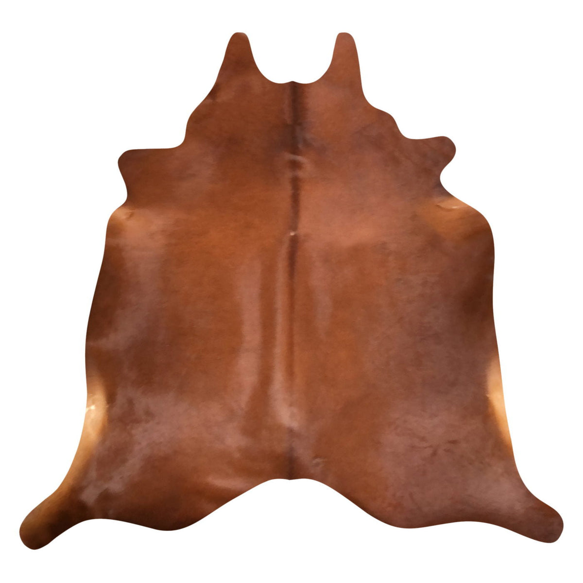 Natural Brazilian Cowhide Rug -  Mocha & Ivory