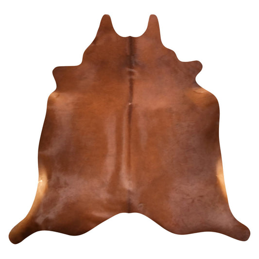 Natural Brazilian Cowhide Rug -  Mocha & Ivory