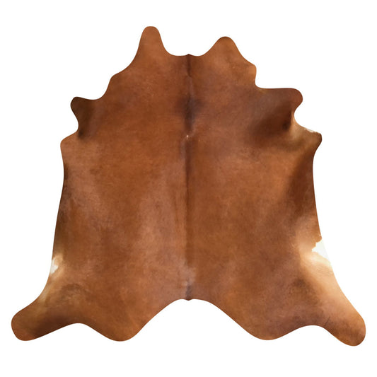 Natural Brazilian Cowhide Rug -  Mocha & Ivory
