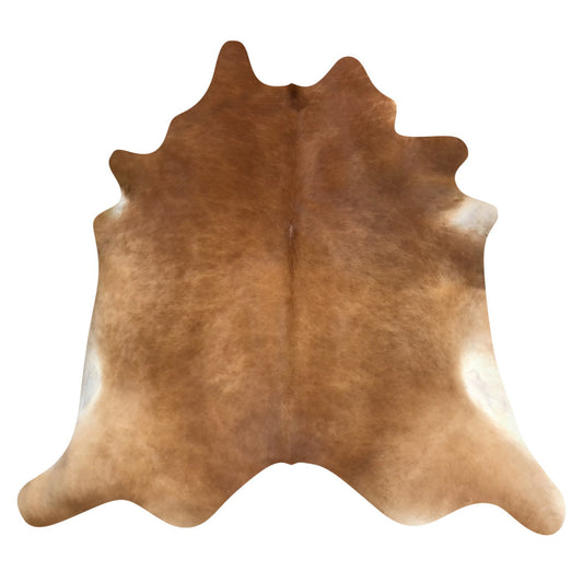 Natural Brazilian Cowhide Rug -  Mocha & Ivory