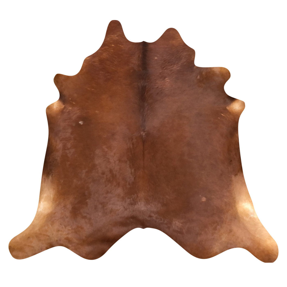 Natural Brazilian Cowhide Rug -  Mocha, Caramel & Ivory