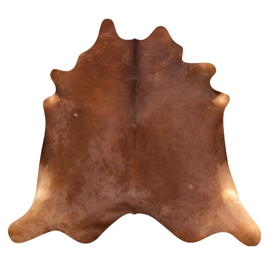 Natural Brazilian Cowhide Rug -  Mocha, Caramel & Ivory