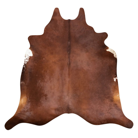 Natural Brazilian Cowhide Rug -  Mocha & Ivory