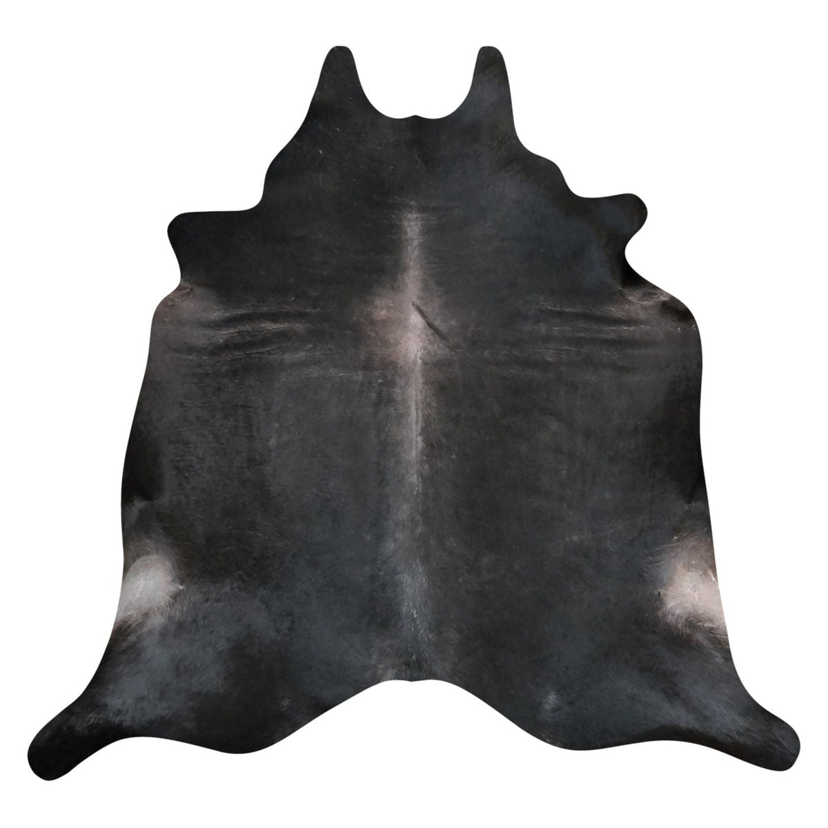 Natural Brazilian Cowhide Rug -  Espresso & Taupe
