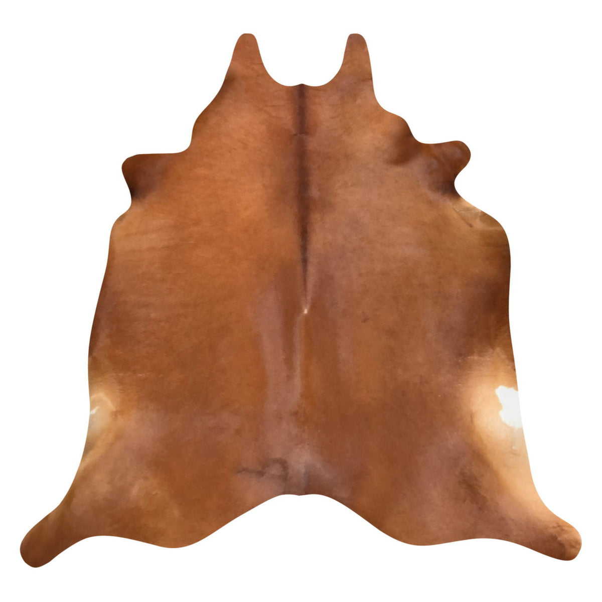 Natural Brazilian Cowhide Rug -  Mocha & Ivory