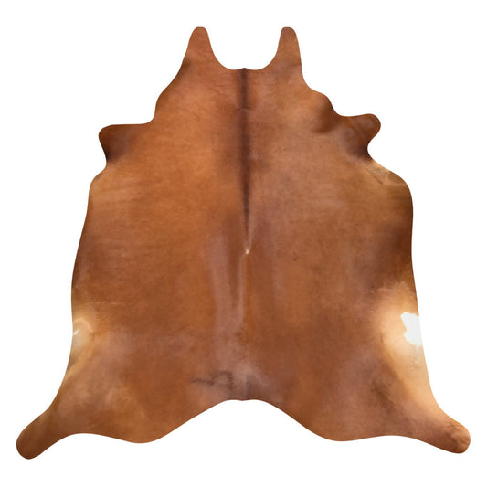 Natural Brazilian Cowhide Rug -  Mocha & Ivory