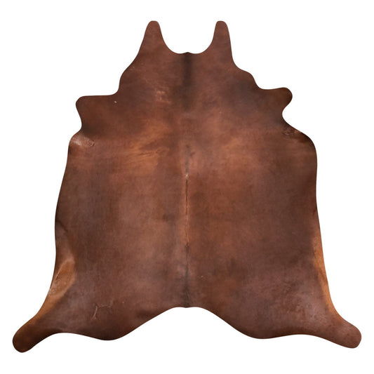 Natural Brazilian Cowhide Rug -  Chocolate