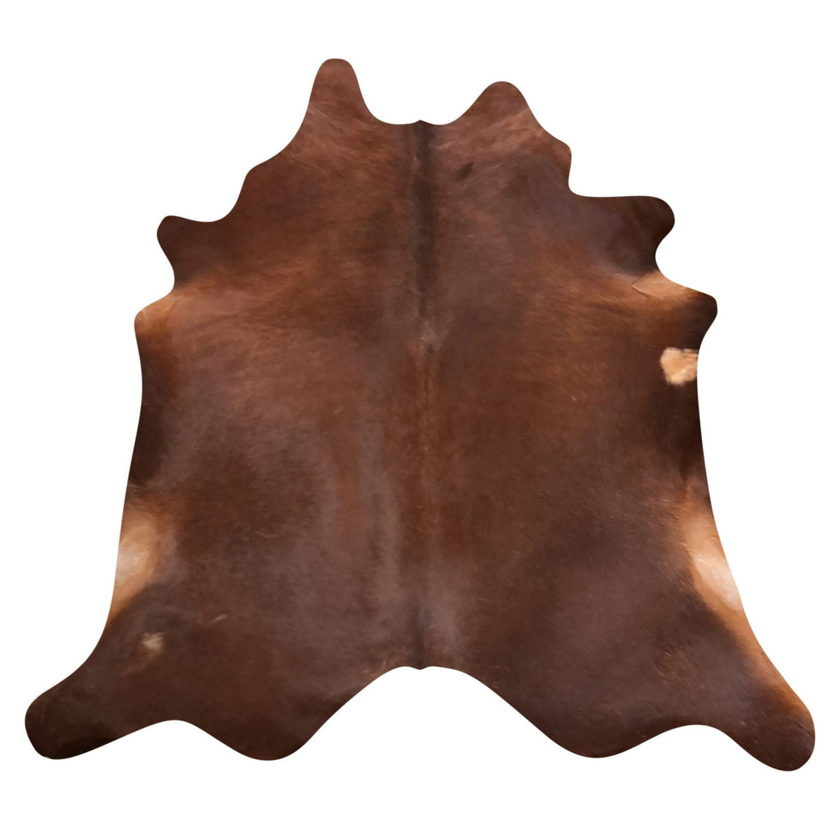 Natural Brazilian Cowhide Rug -  Chocolate & Mocha