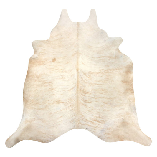 Natural Brazilian Cowhide Rug -  Ivory & Caramel