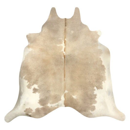 Natural Brazilian Cowhide Rug -  Caramel & Ivory