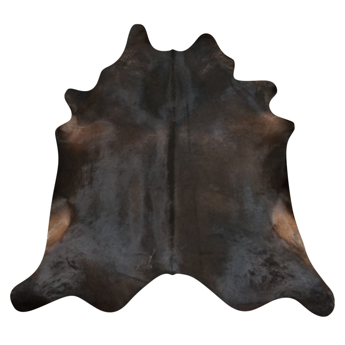 Natural Brazilian Cowhide Rug -  Espresso & Mocha