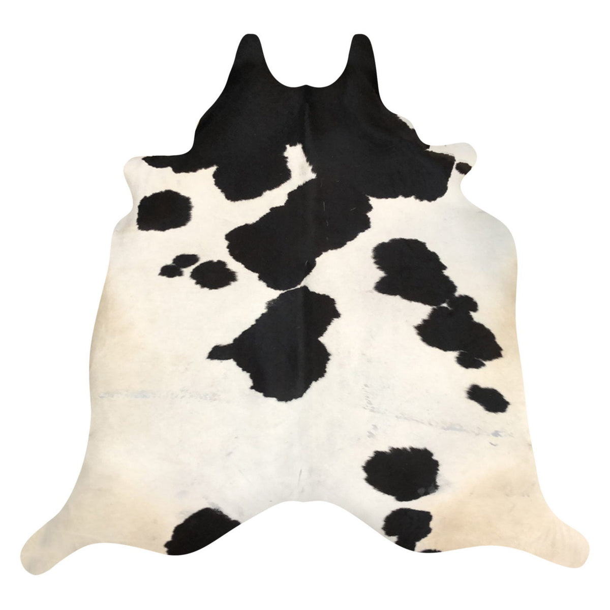 Natural Brazilian Cowhide Rug -  Espresso & Ivory