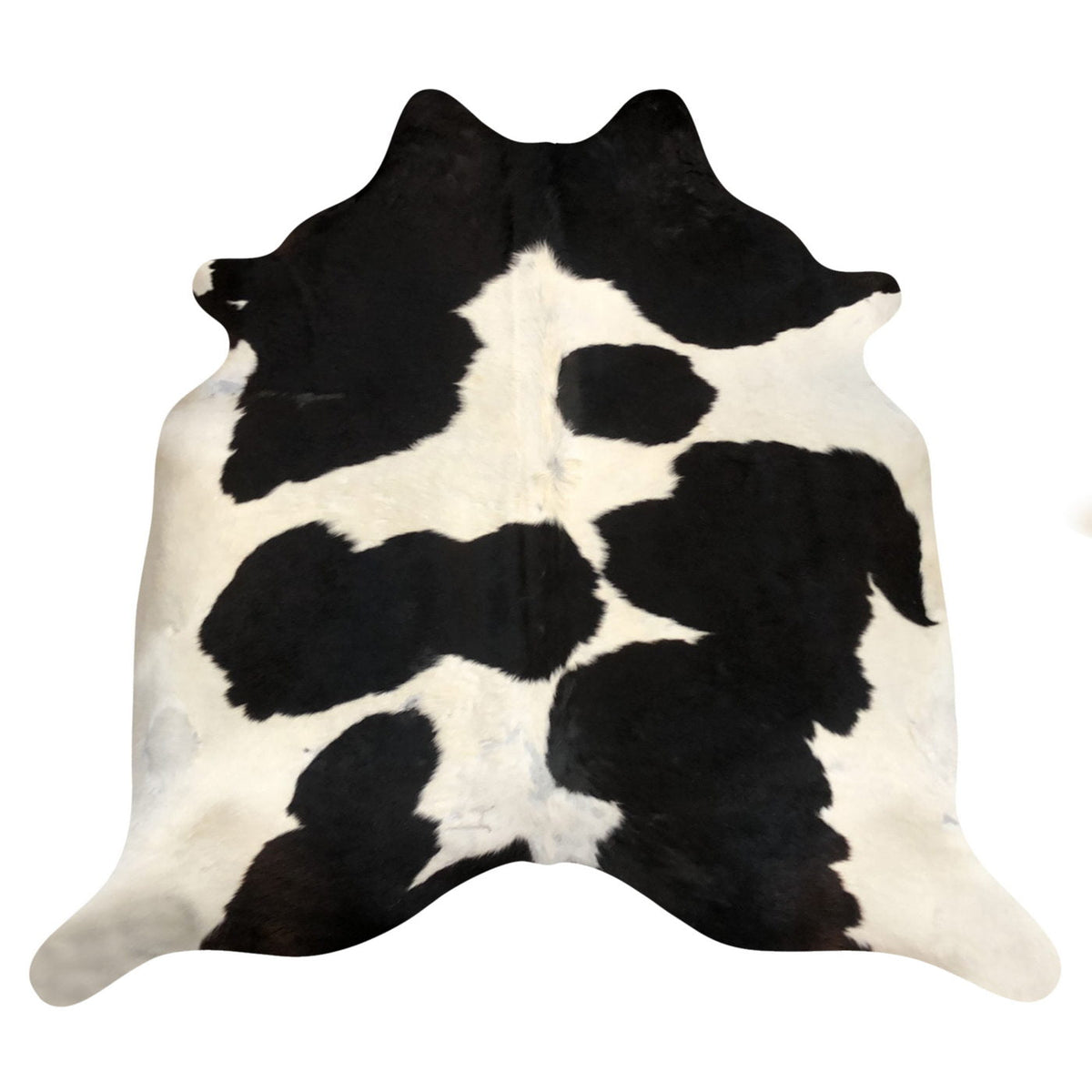 Natural Brazilian Cowhide Rug -  Espresso & Ivory