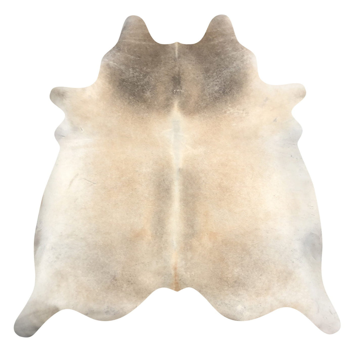 Natural Brazilian Cowhide Rug -  Beige, Taupe & Ivory