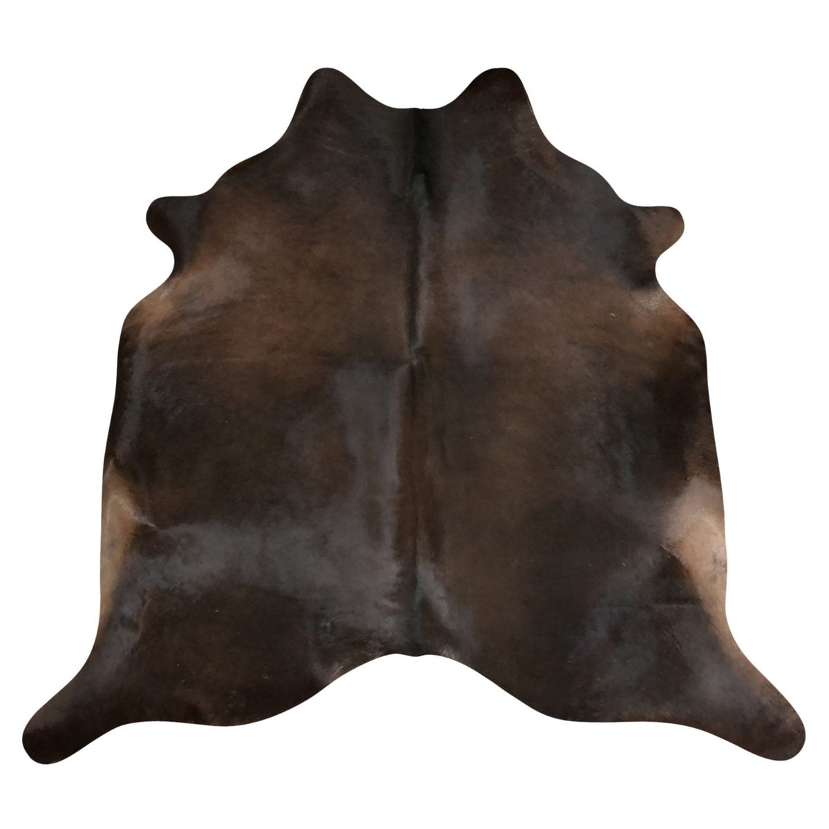 Natural Brazilian Cowhide Rug -  Espresso & Caramel