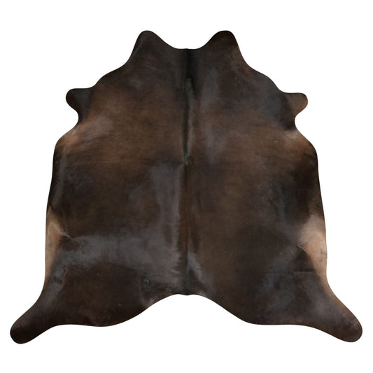 Natural Brazilian Cowhide Rug -  Espresso & Caramel