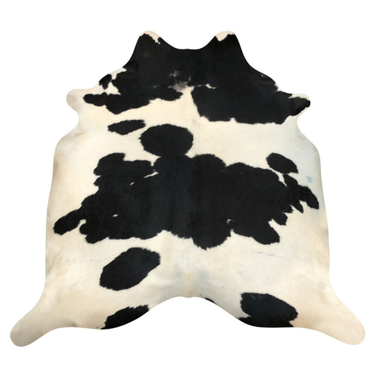 Natural Brazilian Cowhide Rug -  Espresso & Ivory