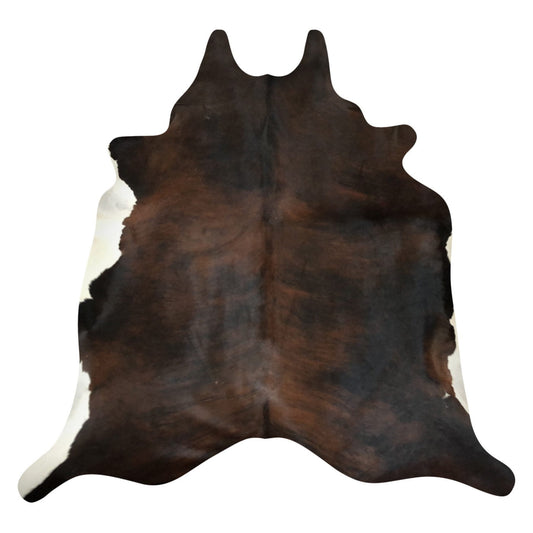 Natural Brazilian Cowhide Rug -  Mocha, Espresso & Ivory