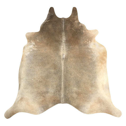 Natural Brazilian Cowhide Rug -  Caramel, Taupe & Ivory
