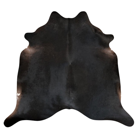 Natural Brazilian Cowhide Rug -  Espresso, Chocolate & Ivory