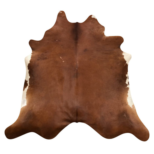 Natural Brazilian Cowhide Rug -  Mocha & Ivory