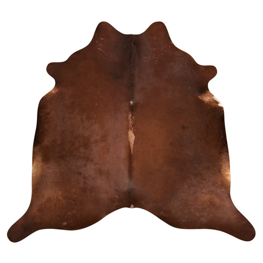 Natural Brazilian Cowhide Rug -  Mocha & Ivory