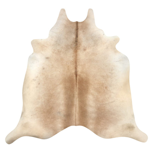 Natural Brazilian Cowhide Rug -  Caramel & Ivory