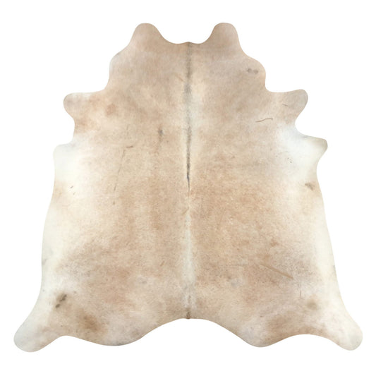Natural Brazilian Cowhide Rug -  Beige & Ivory