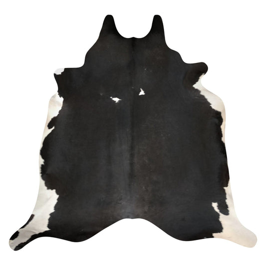 Natural Brazilian Cowhide Rug -  Espresso & Ivory