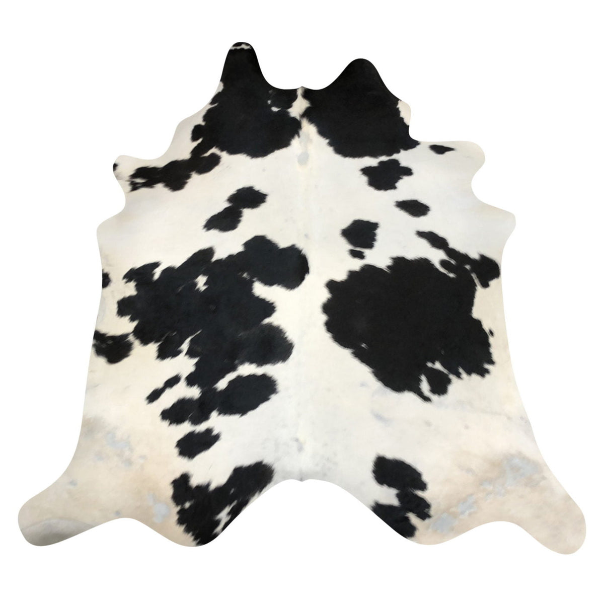 Natural Brazilian Cowhide Rug -  Espresso & Ivory