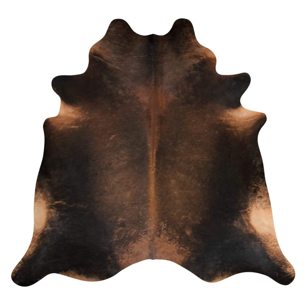 Natural Brazilian Cowhide Rug -  Espresso, Caramel & Mocha