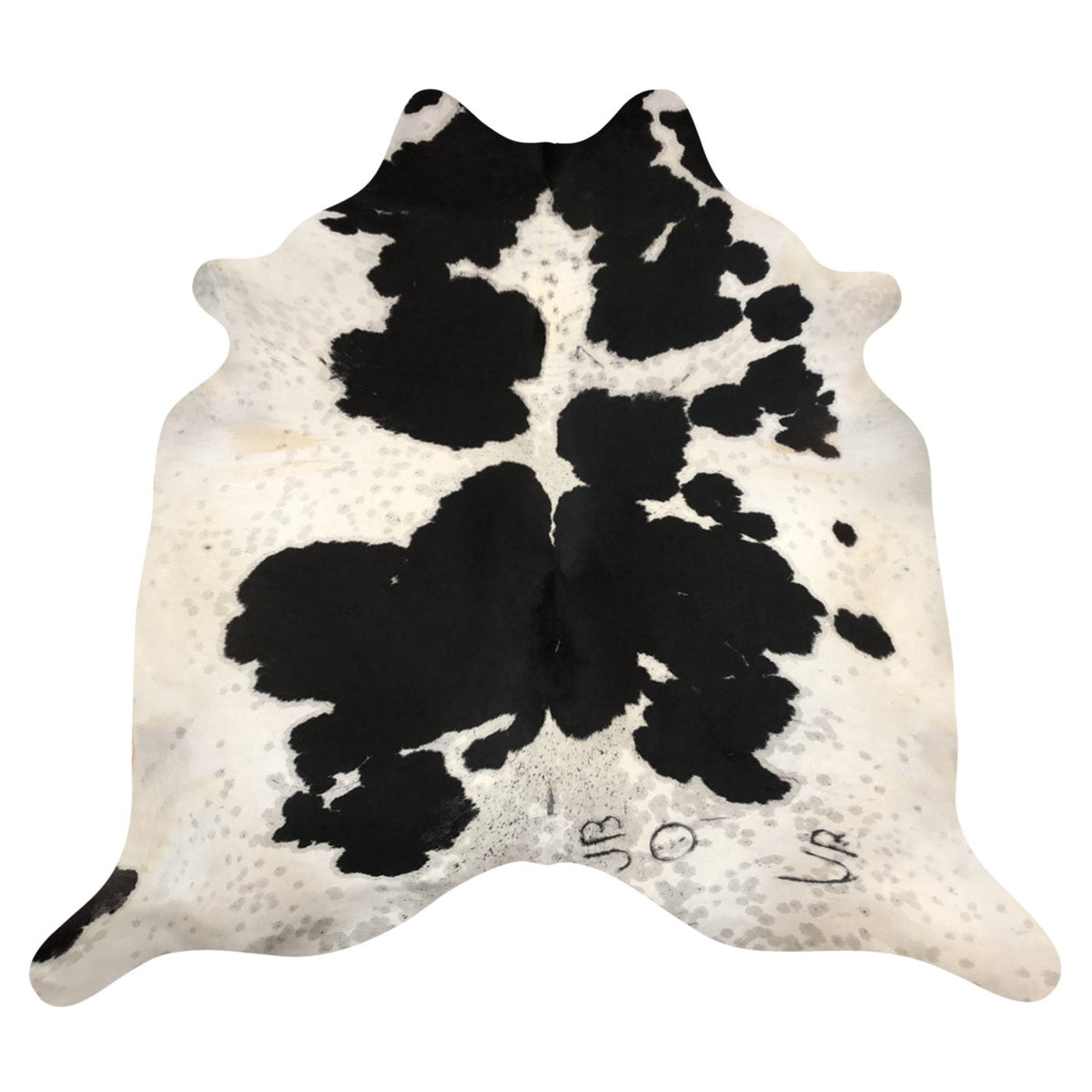 Natural Brazilian Cowhide Rug -  Espresso, Taupe & Ivory