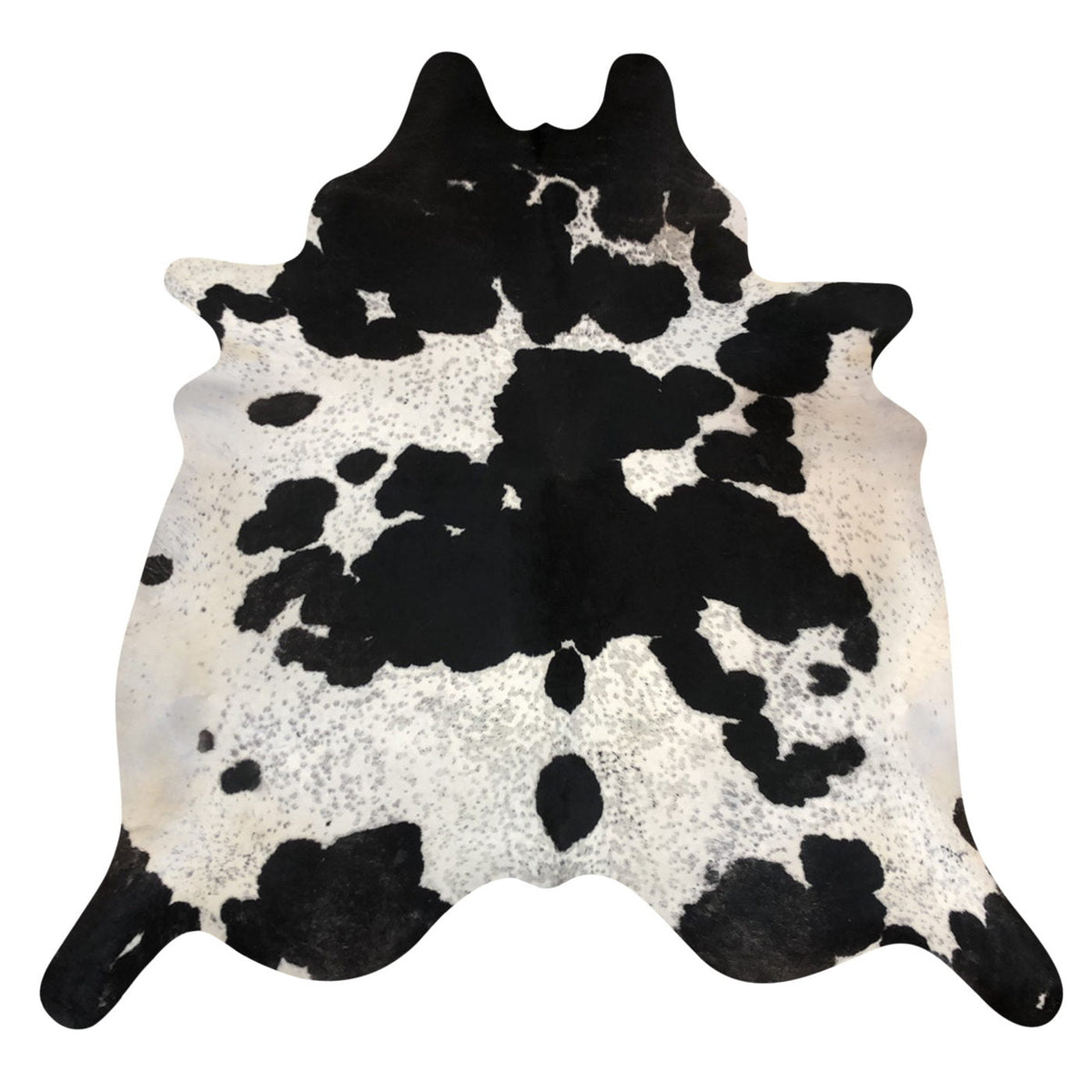 Natural Brazilian Cowhide Rug -  Espresso, Taupe & Ivory