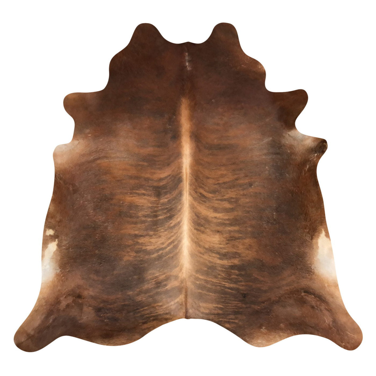 Natural Brazilian Cowhide Rug -  Mocha, Taupe & Ivory