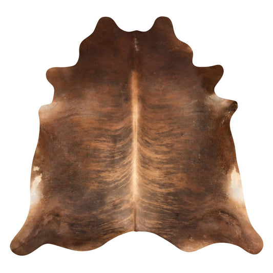 Natural Brazilian Cowhide Rug -  Mocha, Taupe & Ivory