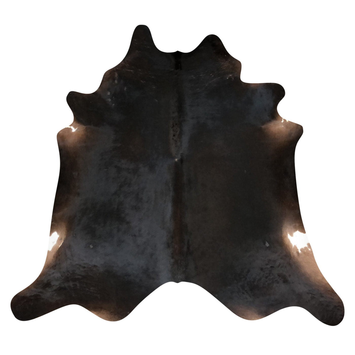 Natural Brazilian Cowhide Rug -  Espresso, Mocha & Ivory