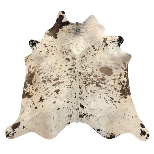 Natural Brazilian Cowhide Rug -  Beige, Caramel & Espresso