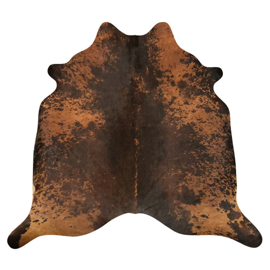 Natural Brazilian Cowhide Rug -  Espresso & Mocha