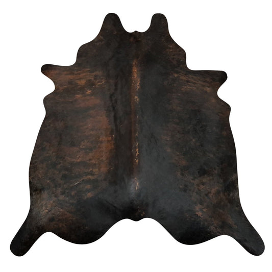 Natural Brazilian Cowhide Rug -  Espresso & Mocha