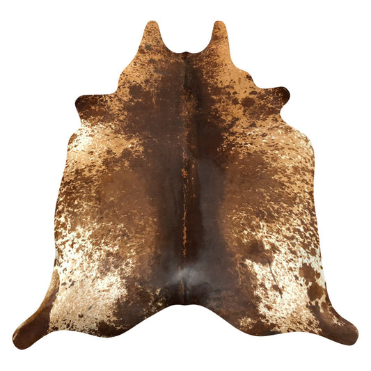 Natural Brazilian Cowhide Rug -  Chocolate, Caramel & Mocha