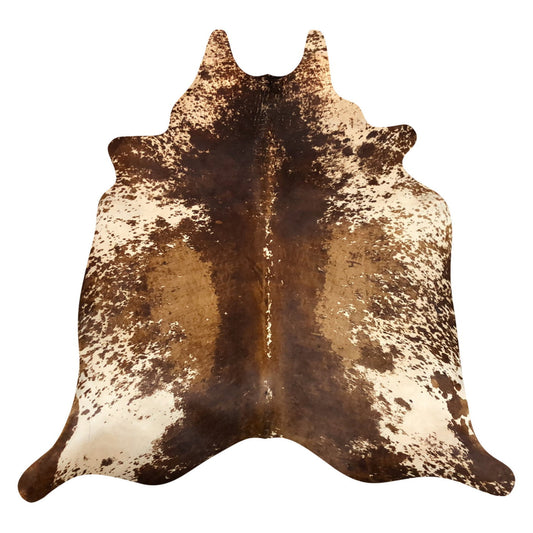 Natural Brazilian Cowhide Rug -  Mocha, Ivory & Caramel