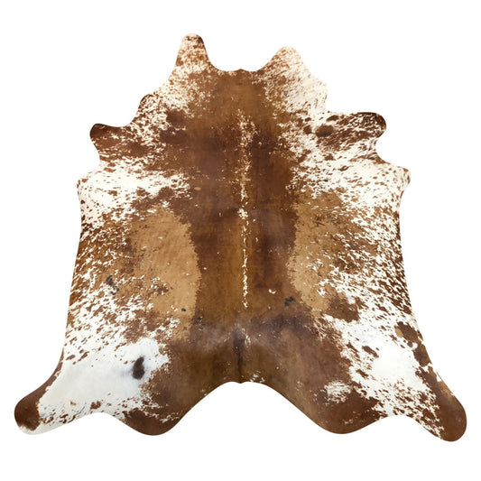 Natural Brazilian Cowhide Rug -  Mocha, Ivory & Caramel