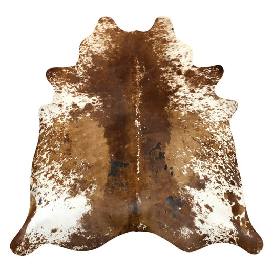 Natural Brazilian Cowhide Rug -  Mocha, Ivory & Caramel