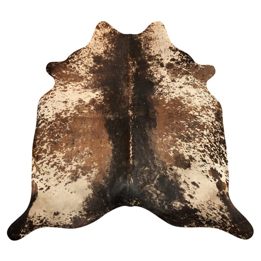 Natural Brazilian Cowhide Rug -  Espresso, Ivory & Mocha